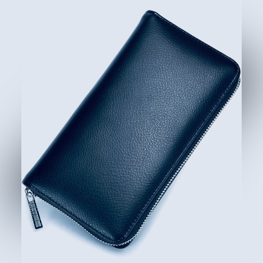 RFID Blocking Anti Theft Technology Credit Card Leather Wallet